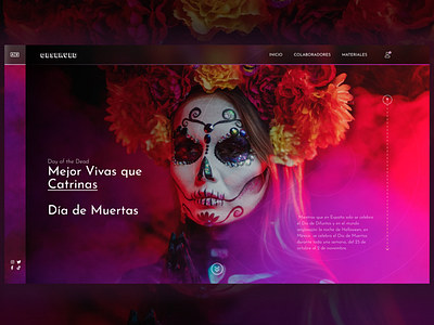Día de Muertas design graphic design mexico responsive ui webdes webdesign