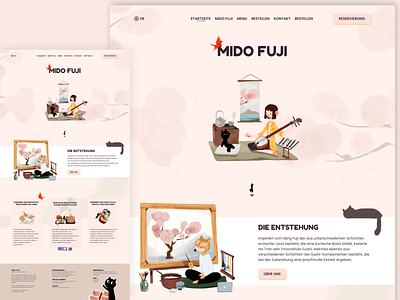 MidoFuji site redesign design illustration ui ui design ux webdesign