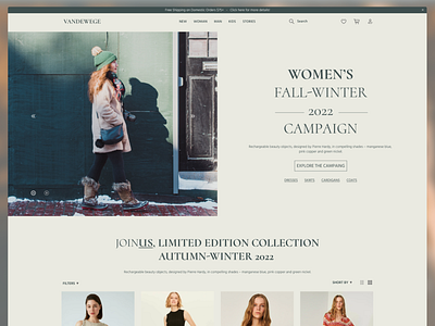Fashion brand 1. branding fashion responsive ui webdesign