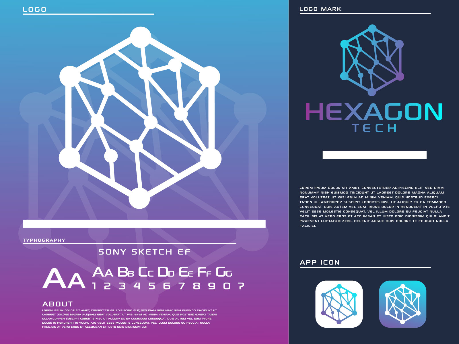 hexagon tech by Jahiid_art on Dribbble