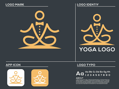 yoga logo business logo creative logo illustration logo logo and branding logo design minimal logo minimalist logo modern logo