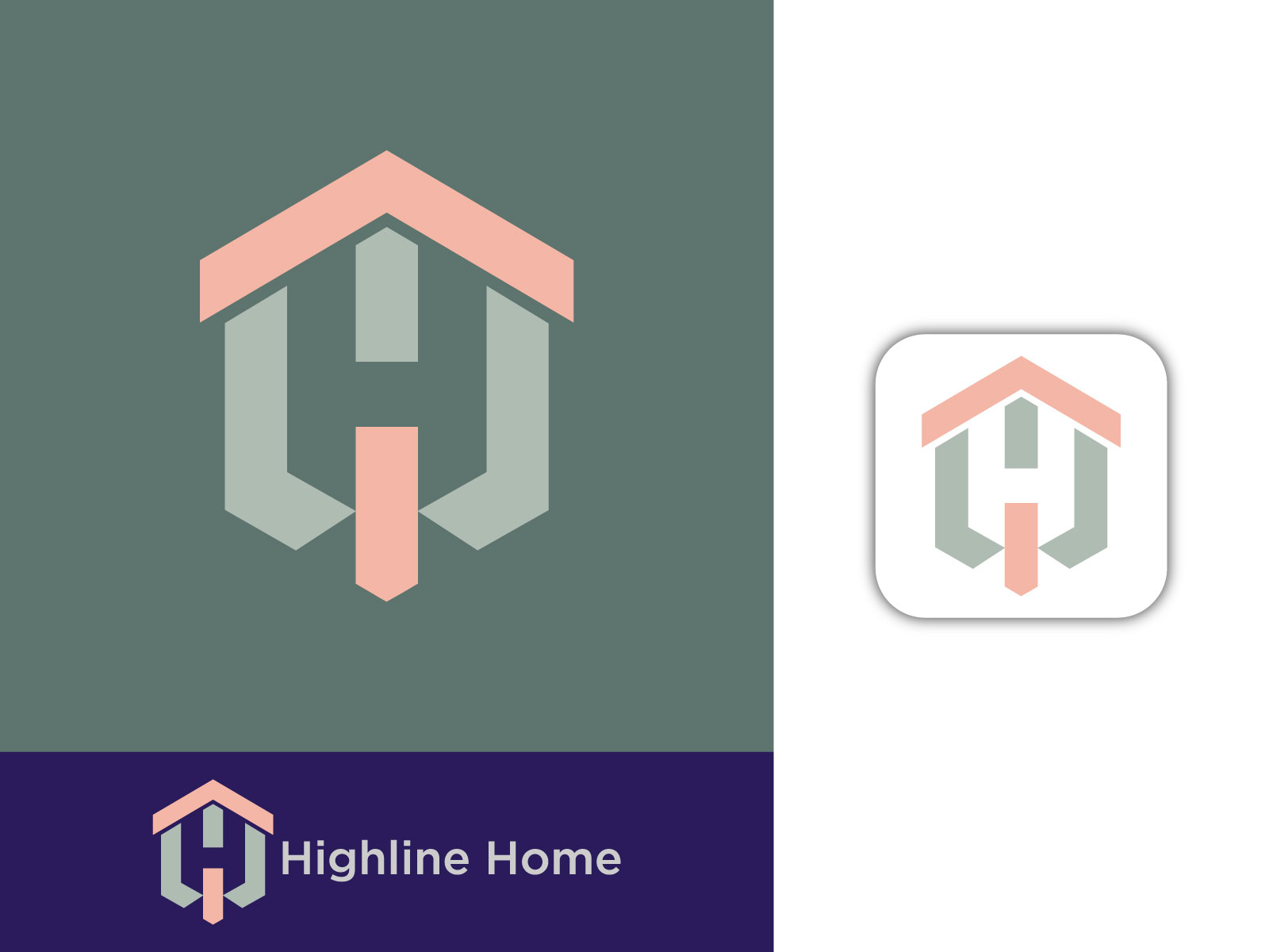 MODERN HIGHLINE HOME LOGO by Jahiid_art on Dribbble