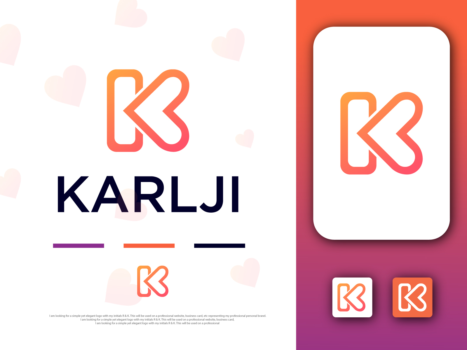 Kk love logo Vectors & Illustrations for Free Download | Freepik