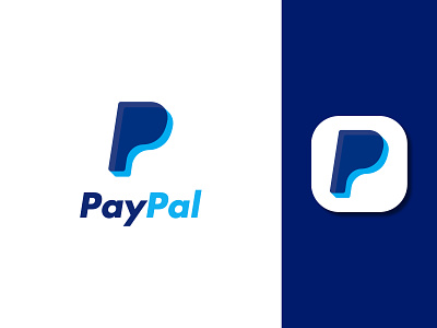 Modern "PayPal" logo brand identity branding creative logo design flat logo letter logo letter mark logo logo and branding logo design minimal logo minimalist logo modern logo p logo p modern logo paypal paypal logo