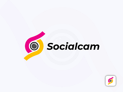 social camera logo | "S" letter logo abstract logo app icon brand identity branding camera logo creative logo design flat logo letter logo logo logo design minimal logo modern logo photo logo s logo social logo symbol