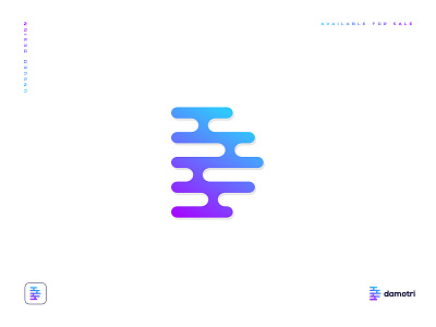 D modern, minimal logo design