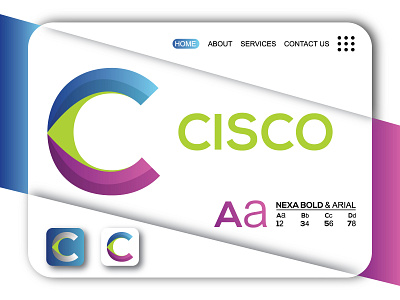 Modern "C" logo "CISCO" app icon logo brand identity c logo c logo design creative logo flat logo gradient logo logo design logo design branding minimal logo minimalist logo modern logo