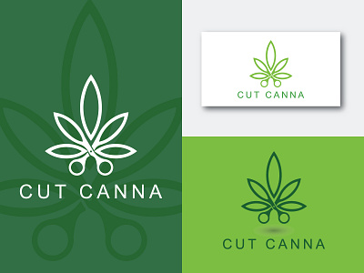 CUT CANNA LOGO DESIGN