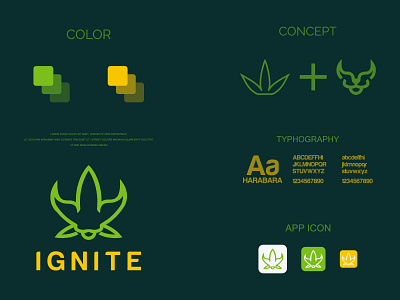 'LION CANNABIS' LOGO DESIGN & BRANDING | MINIMALIST LOGO app icon brand identity cannabis icon cannabis logo creative logo design flat logo ignite lion cannabis logo lion face logo lion icon lion logo logo logo branding logo design logotype minimal logo minimalist lion logo minimalist logo modern logo