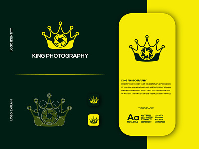 KING PHOTOGRAPHY LOGO DESIGN & BRANDING | MINIMALIST LOGO
