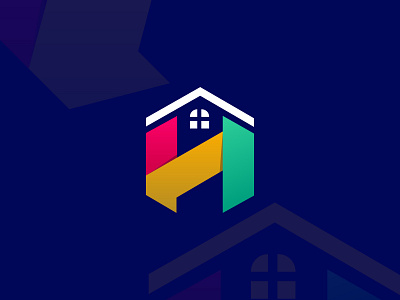 H+HOME LOGO DESIGN | FLAT LOGO