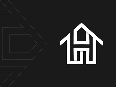 H+HOME LOGO DESIGN | REAL ESTATE LOGO | MINIMALIST LOGO