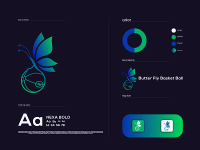 butter fly basket ball logo abstract logo app logo best logo designer brand identu branding butter fly basket ball logo creative logo design flat logo logo logo and branding logo design logo mark minimal logo minimalist logo modern latter logo modern logo