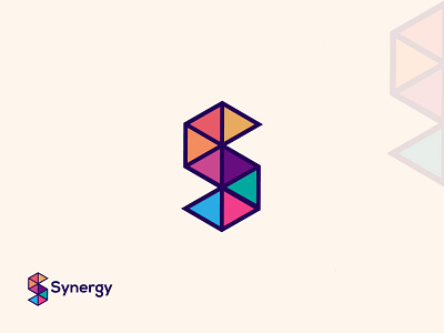 synergy abstract logo business logo colorful loog creative logo design flat logo letter s logo logo logo and branding logo design logotype minimal logo minimalist logo modern creative modern logo s logo synergy logo unique logo