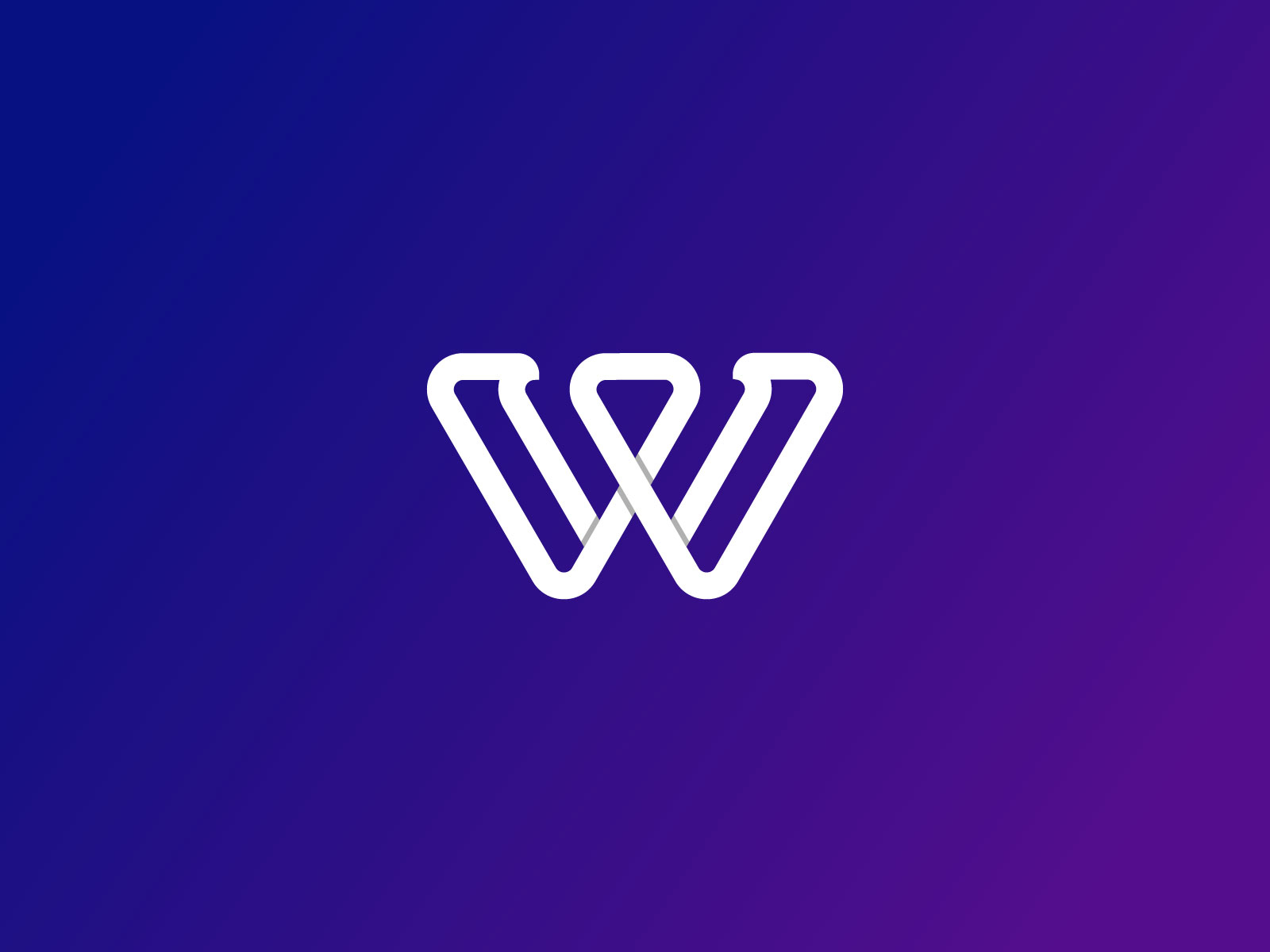 modern w logo by Ranas Art on Dribbble