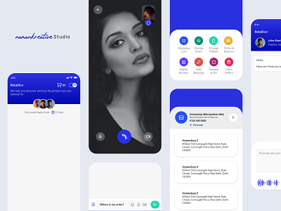 RetailBot - building customer to store interactions agency ai chatbot digitalagency productdesign studio technology uiux uiuxdesign userinterface