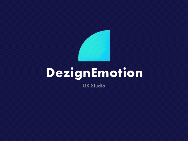 Dezign Emotion Studio branding business concept customer logo need offer studio ux