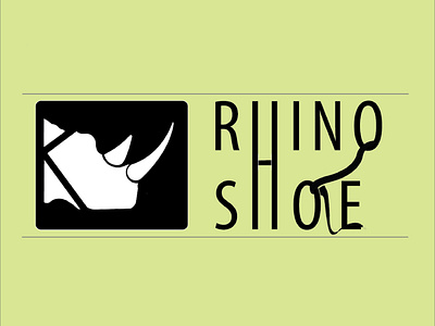 Rhino Shoe Logo Branding