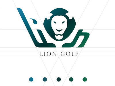 Lion Golf adobe illustrator brand company branding design graphic design illustration logo vector