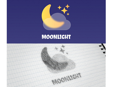 Logo Design Moonlight branding design graphic design illustration logo logotype vector