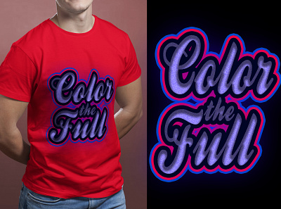 Color the full T-shirt bulk t shirt bulk tshirt design custom tshirt design graphic design graphic tshirt