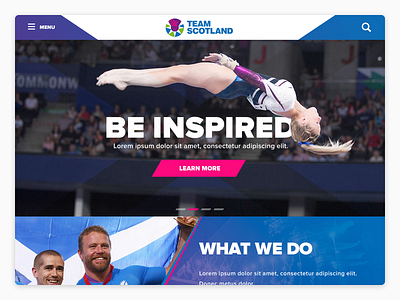 Team Scotland branding graphic design scotland typography ui ux vector web design