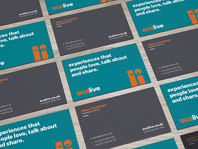 ACA Live adobe branding business card graphic design illustrator typography vector
