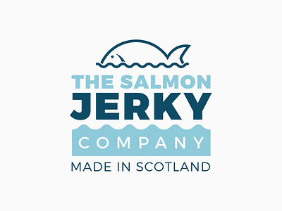 The Salmon Jerky Co. adobe branding design graphic design illustrator logo logo design scotland vector