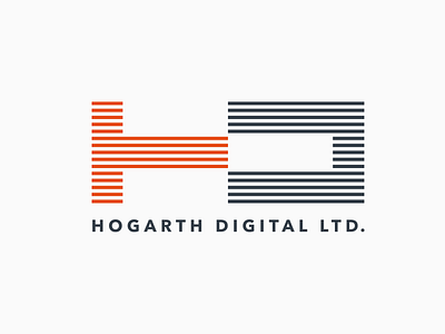 Hogarth Digital adobe branding design graphic design illustrator logo logo design typography vector