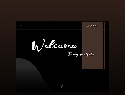 Dark Mocha Portfolio Inspiration dark theme design figma gradients illustration mocha portfolio typography ui web