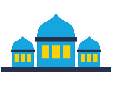 Mosque architecture design design flat flat design flat icon icon icons illustration mosque ramadan vector