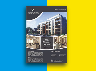 Real Estate Flyer Design business flyer design creative business card creative flyer design design flyer design illustration professional flyer design real estate flyer design real estate flyer template