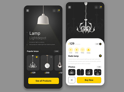 Lightdepot App Concept app branding design graphic design ui ux