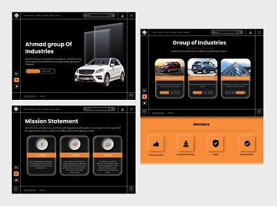 Ahmad Glass Industry Design app branding design graphic design ui ux