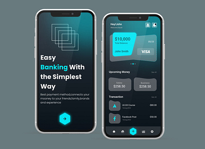 Banking Mobile App app branding design graphic design logo typography ui ux