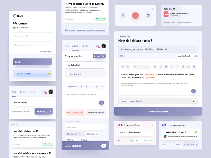 Omni - Chrome Extension by Miodrag Karalejić for Devtech on Dribbble