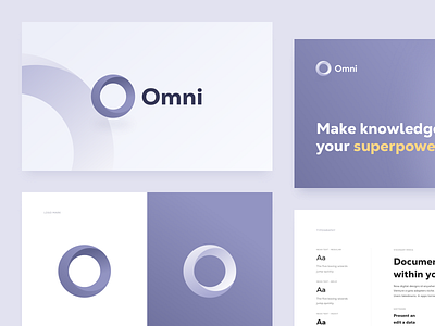 Omni - Brand Identity app app branding app logo brand brand design branding chrome extension logotype logotypes mark styleguide typography