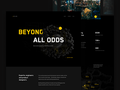 Axilis - Agency Website - Home agency company corporate countries dark locations minimal modern sport sports betting typography ui ux web