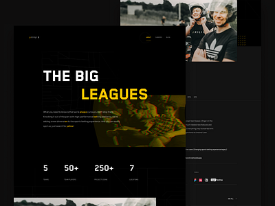 Axilis - Agency Website - About Us about agency awards company corporate dark jobs minimal modern projects sports sports betting typography ui ux values web