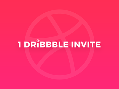 1 Invite dribbble dribbblers giveaway invitation invite player players