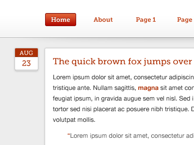 Quick brown fox theme tumblr