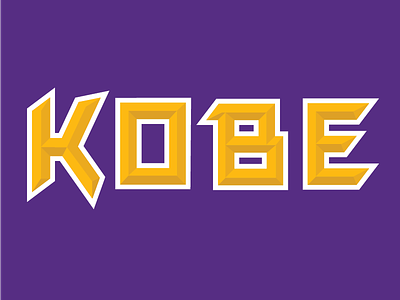 Kobe geometric kobe kobe bryant lakers