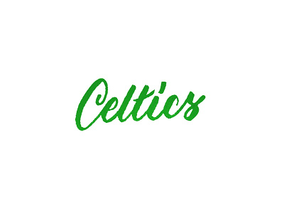 Celtics boston boston celtics brush calligraphy celtics lettering nba pen tombow