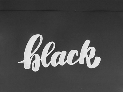 BHM bhm black history month brush lettering calligraphy lettering tombow