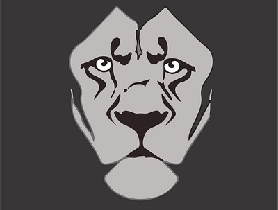 Lion design illustration typography персонаж плакат