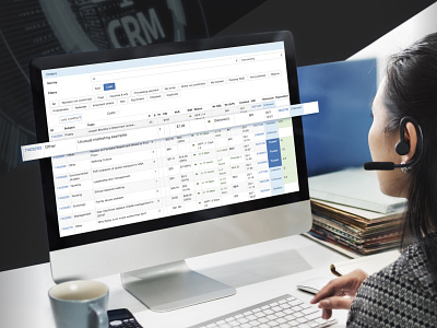 CRM for writing services crm dashboard design ui ux web