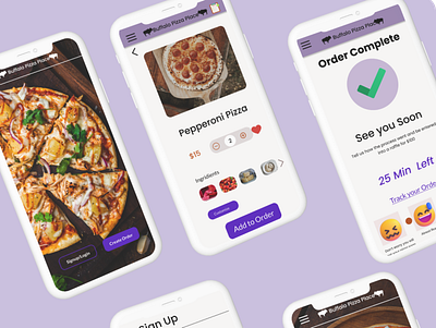 Food Ordering App Design app design branding food ordering app mobile design pizza app ui uiux design ux