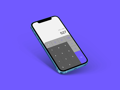 Calculator UI Design branding design mobile product product design ui uiux design ux ux design web design