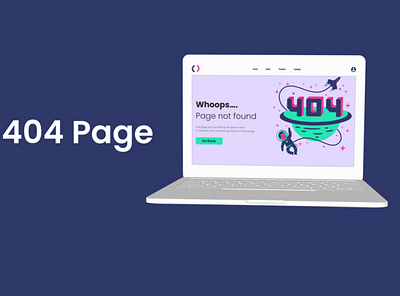 404 Page UI Design 404 page ui design branding design logo product design ui uiux design ux ux design web design