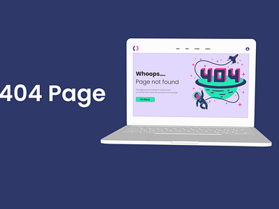 404 Page UI Design